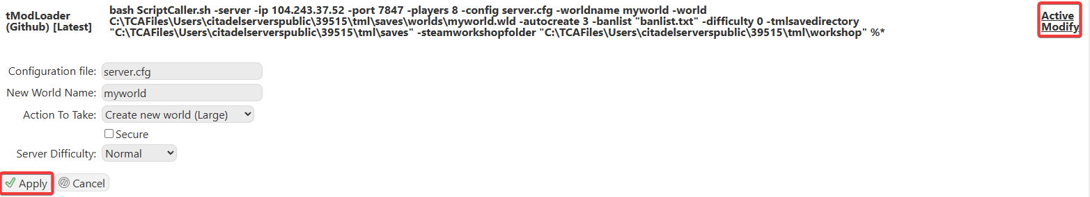 Configuring the Commandline Commander