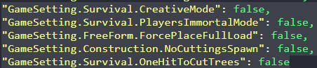 Configuring Cheats and Creative Mode 3