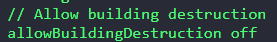 Disabling Structural Damage 1