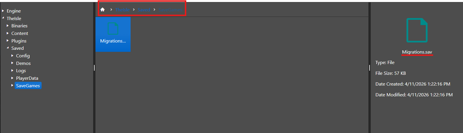 Reset Save 1