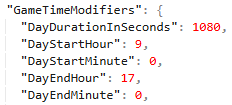 Day Length Settings 1