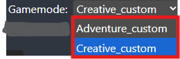 Switching Game Modes 1