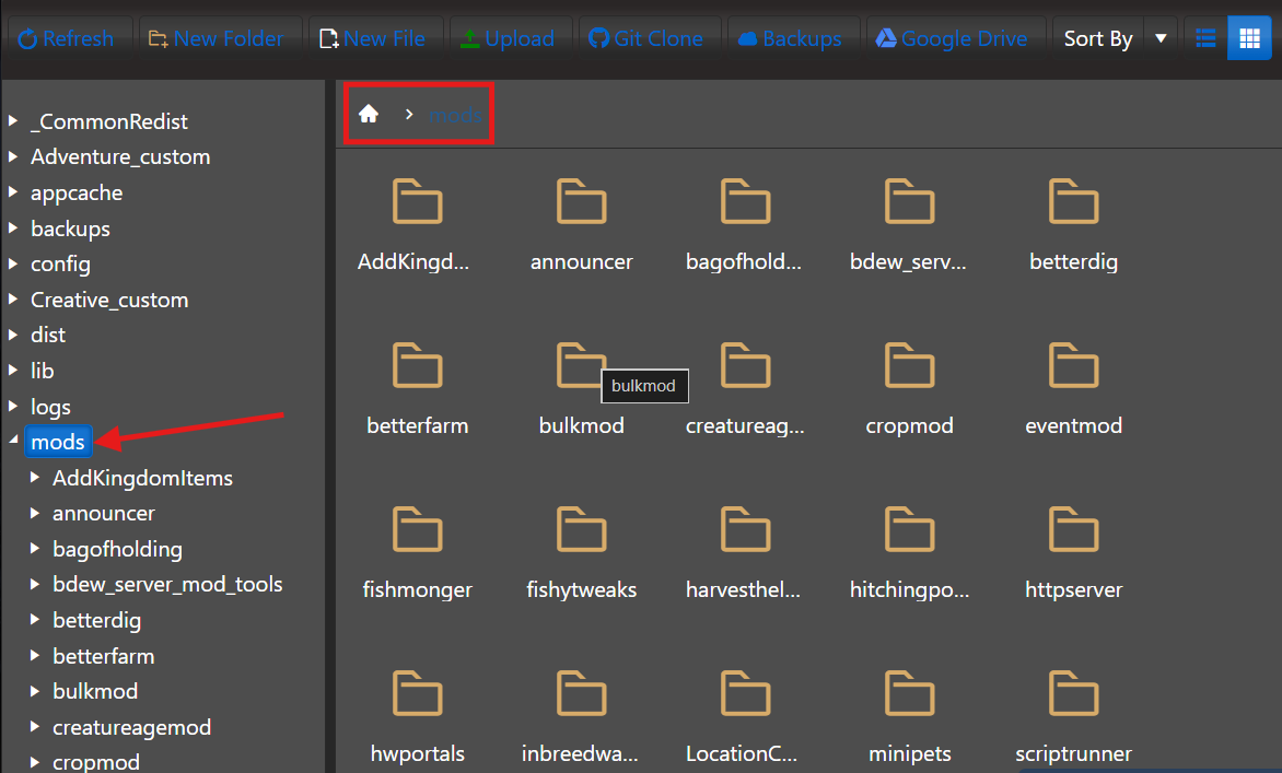 Adding Mods 1