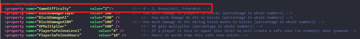 Adjusting Difficulty Settings 2