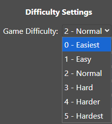 Adjusting Difficulty Settings 3