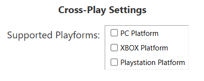 Enabling Crossplay 2