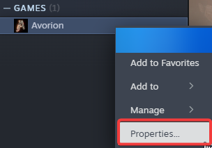 Avoirion Steam