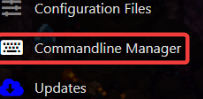 Commandline Manager