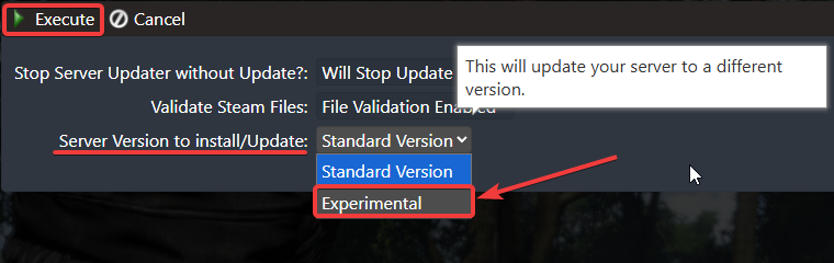 dayz-standalone-server-configuration-switching-to-experimental.png
